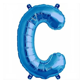 Balon folie litera C mini albastre , 41 cm, Northstar Balon folie litera C mini albastre , 41 cm, Northstar