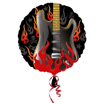Balon Folie 45 cm Rockstar, Amscan 27460, 1 bucata Balon Folie 45 cm Rockstar, Amscan 27460, 1 bucata