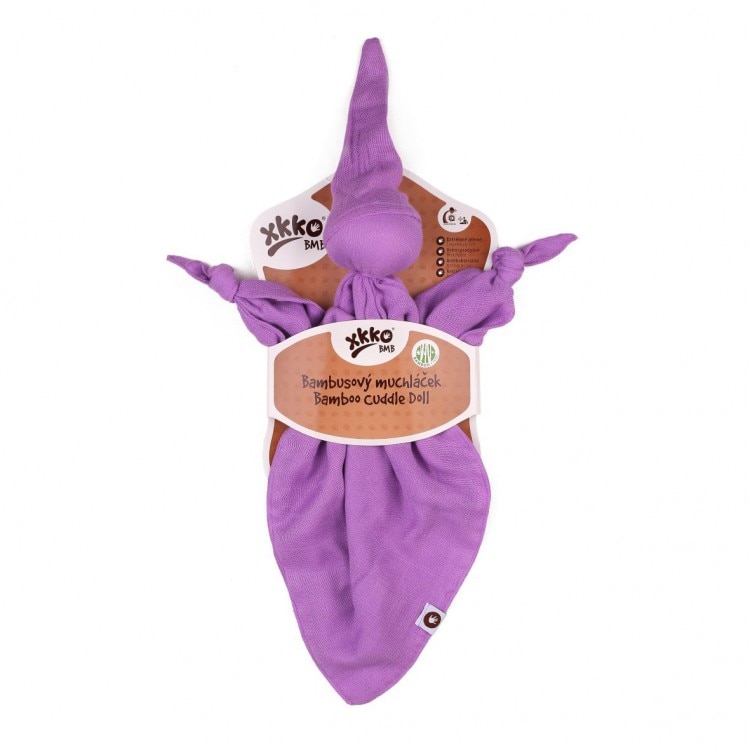 Jucarie de Plus pentru Somnul Bebelusilor Bamboo Pet, Violet