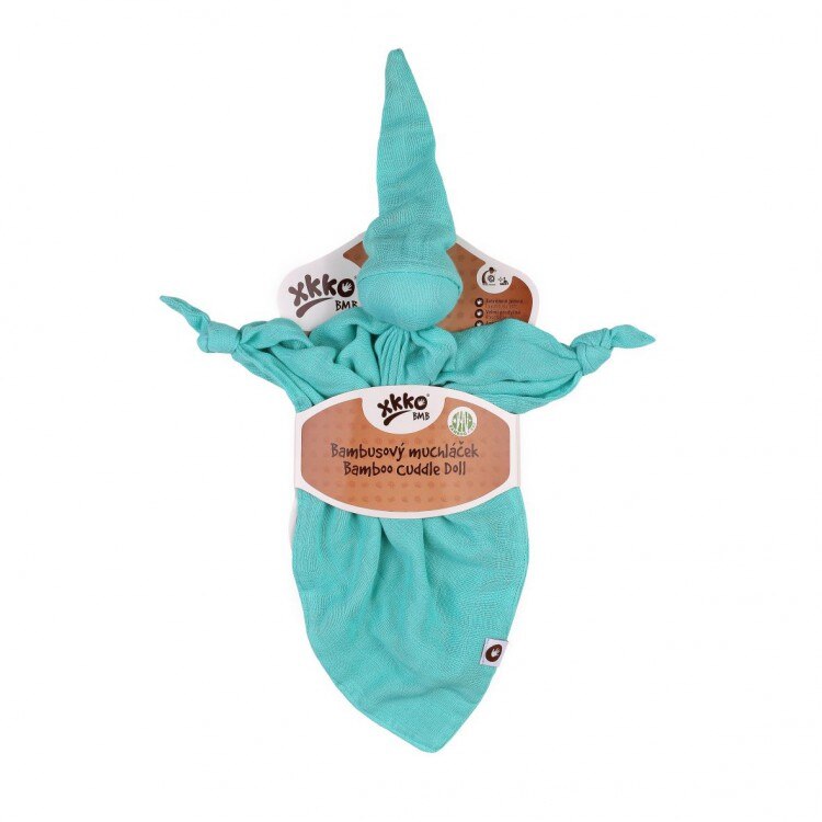 Jucarie de Plus pentru Somnul Bebelusilor Bamboo Pet, Turcoaz