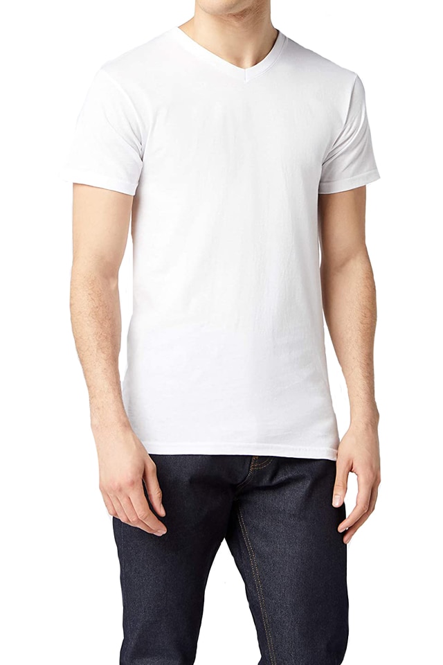 Tricou bumbac barbati Fruit of The Loom, alb, XL