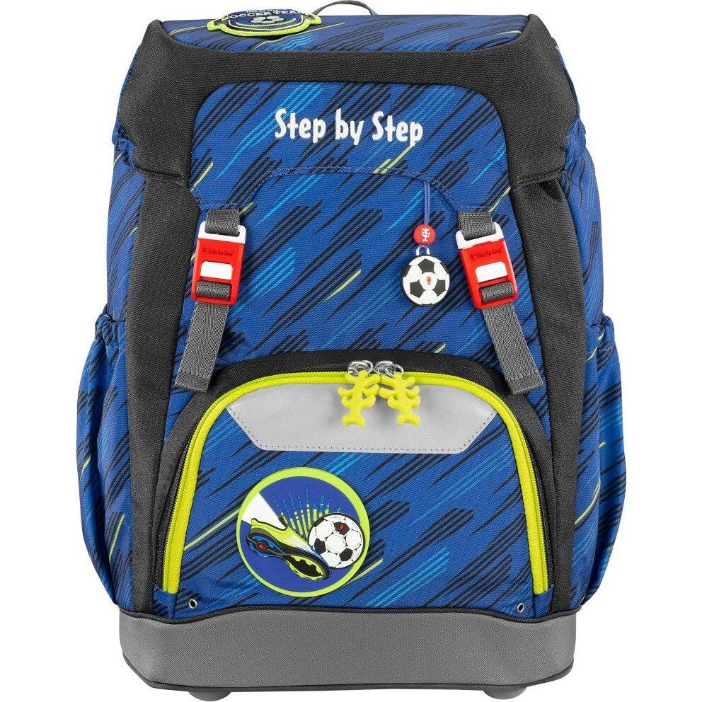 Ghiozdan Step by Step School Grade Soccer Team, 22l, Albastru