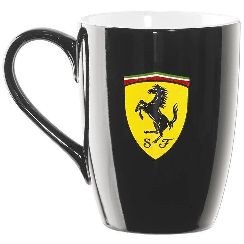 Cana Scuderia Ferrari 68366, Portelan, Negru, 200ml