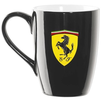 Cana Scuderia Ferrari 68366, Portelan, Negru, 200ml Cana Scuderia Ferrari 68366, Portelan, Negru, 200ml