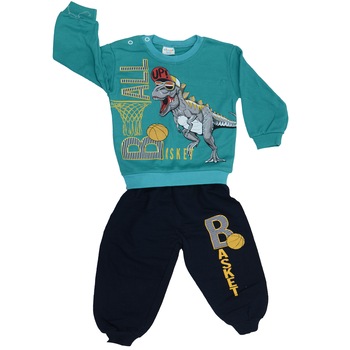 Compleu 2 piese pentru baieti Mini Junior BLK-4-86, Turcoaz 58414 Compleu 2 piese pentru baieti Mini Junior BLK-4-86, Turcoaz 58414