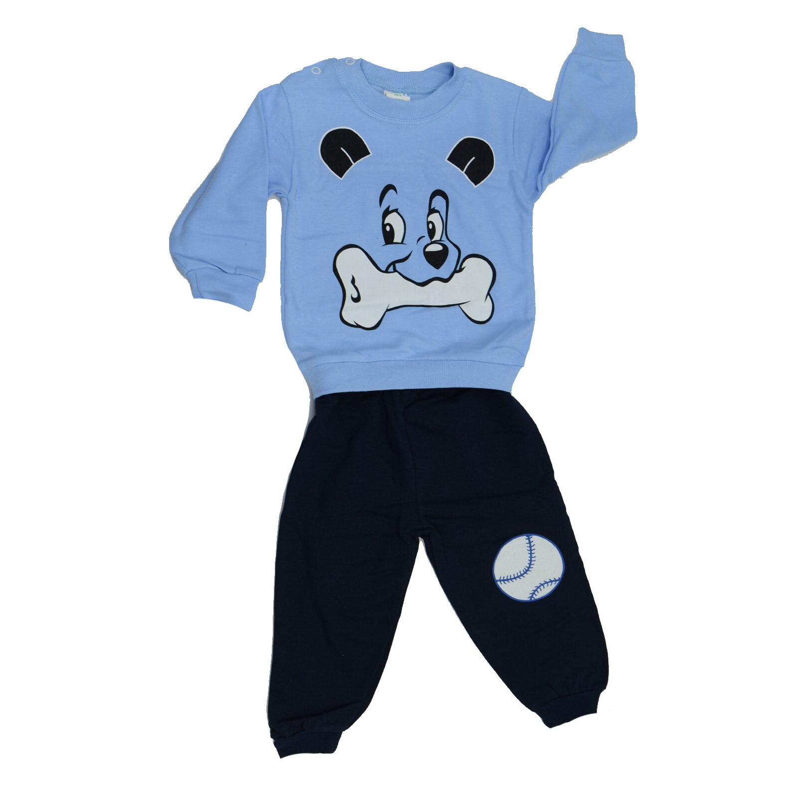 Compleu 2 piese pentru baieti Mini Junior BLK-7, Albastru 58423