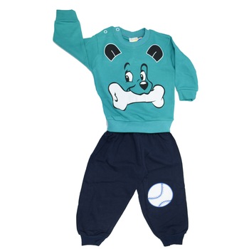 Compleu 2 piese pentru baieti Mini Junior BLK-10, Multicolor 58433 Compleu 2 piese pentru baieti Mini Junior BLK-10, Multicolor 58433