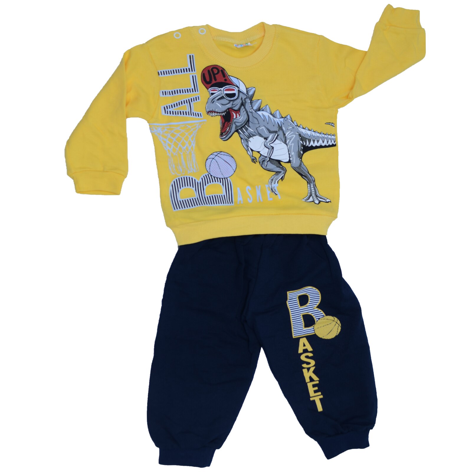 Compleu 2 piese pentru baieti Mini Junior BLK-3, Galben 58409