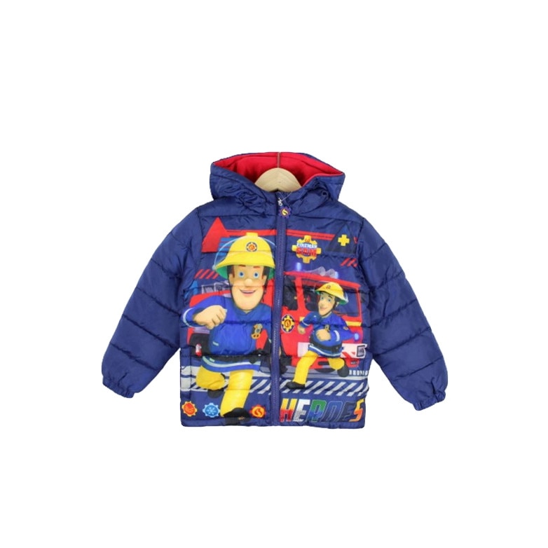 Geaca copii Pompieru Sam model 750221, Albastru inchis