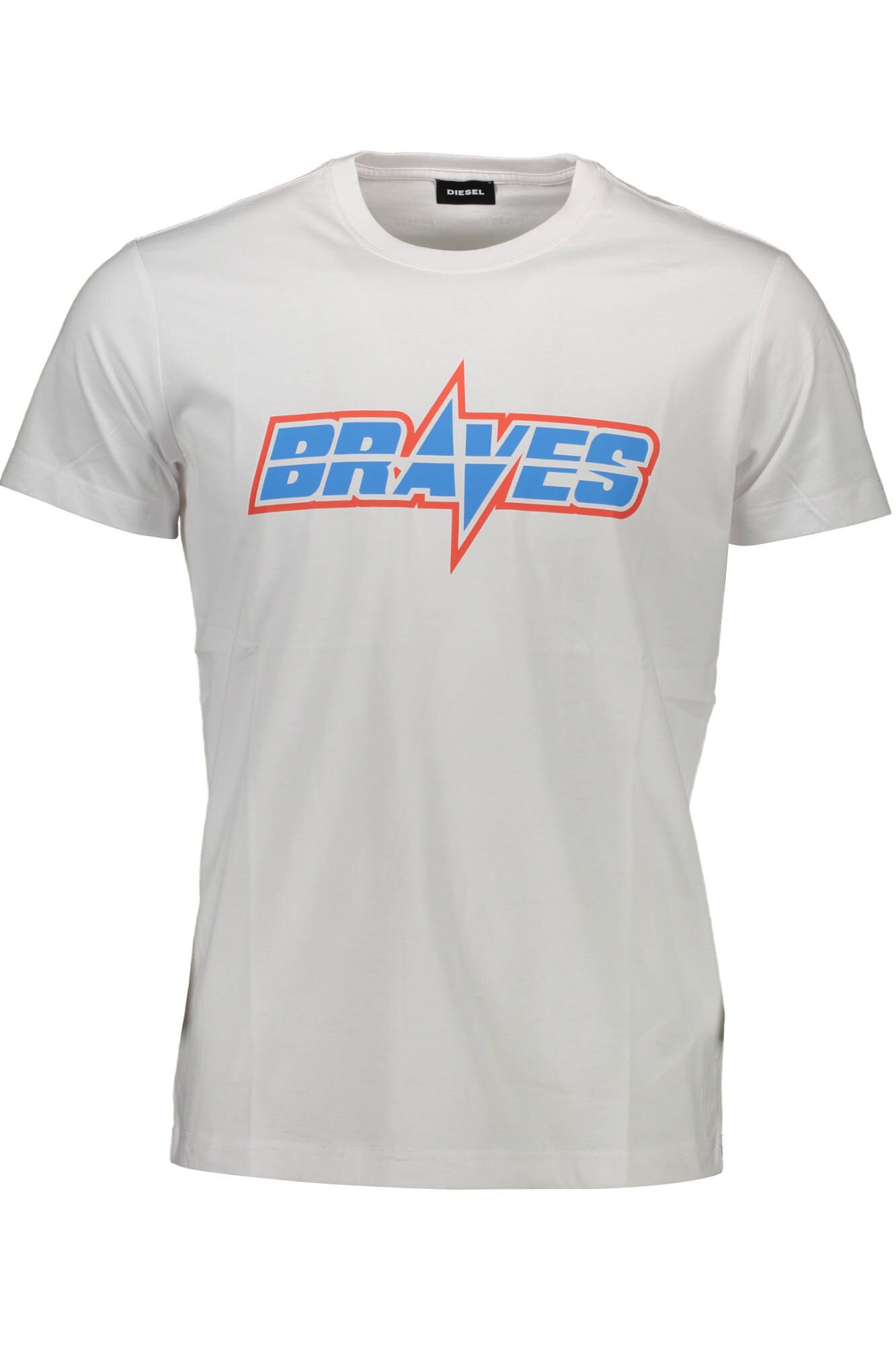 Tricou Barbati. DIESEL, Maneca scurta, Logo, Alb, L INTL