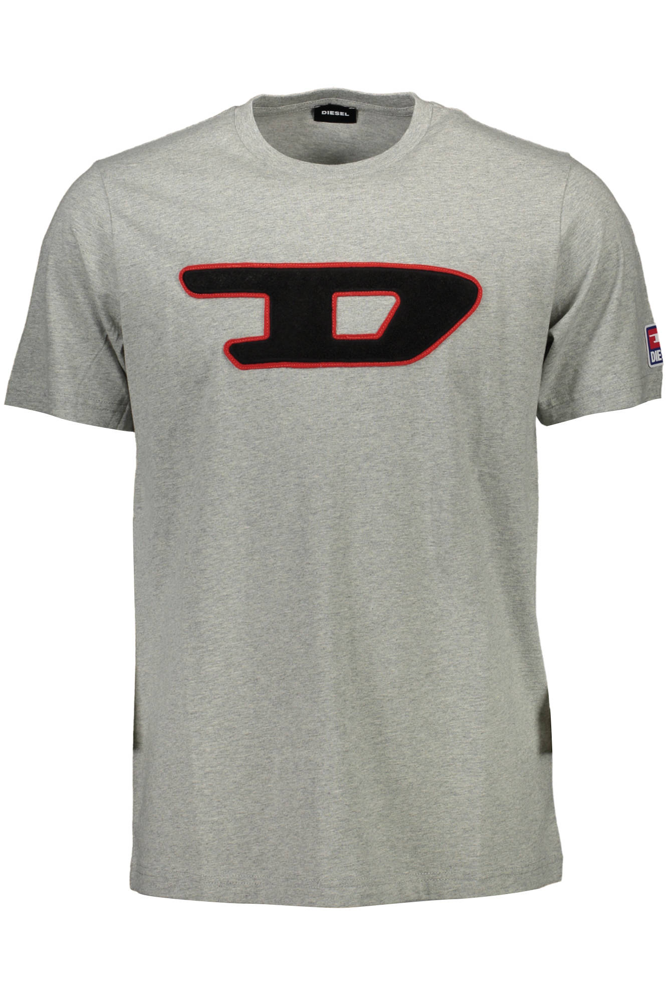 Tricouri Barbati, DIESEL, Logo, Gri