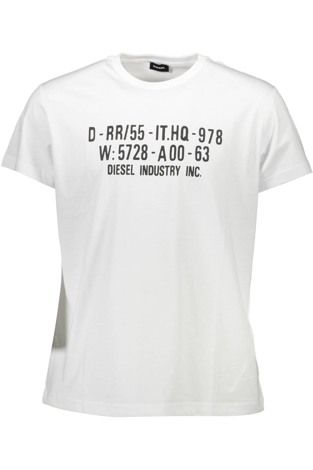 Tricou Barbati, DIESEL, 8100116, Logo, Alb, Alb, XL