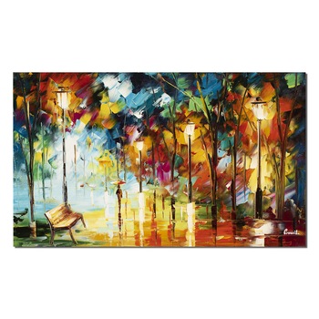 Tablou pictat manual, Artnova - Pe drumul meu (3) - 100x60cm pictura ulei pe panza in cutit efect 3D Tablou pictat manual, Artnova - Pe drumul meu (3) - 100x60cm pictura ulei pe panza in cutit efect 3D