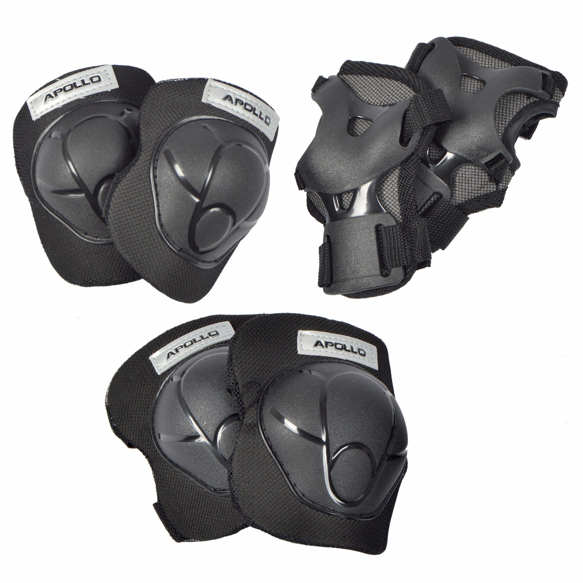 Set de protectie Apollo, Protect Pro, Marime L, Negru