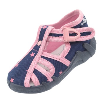 Sandale ortopedice din panza pentru fete Renbut RNN-5-24, Bleumarin 62338 Sandale ortopedice din panza pentru fete Renbut RNN-5-24, Bleumarin 62338
