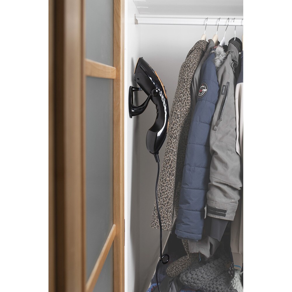 Aparat de calcat vertical cu abur Concept NO8000, 1300 W, 150 ml, Abur 25 gr/min, Negru/Auriu