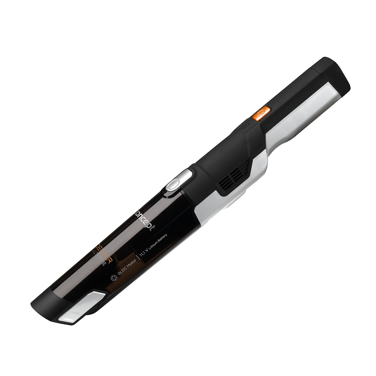 Aspirator de mana Concept VP4410, 90W, 11,1 V,BLDC Motor , 0.25 L, 2 niveluri putere, 2200mah, Li-Ion, filtru HEPA13, Autonomie 21 min,Putere de absortie 14 kPa, Negru