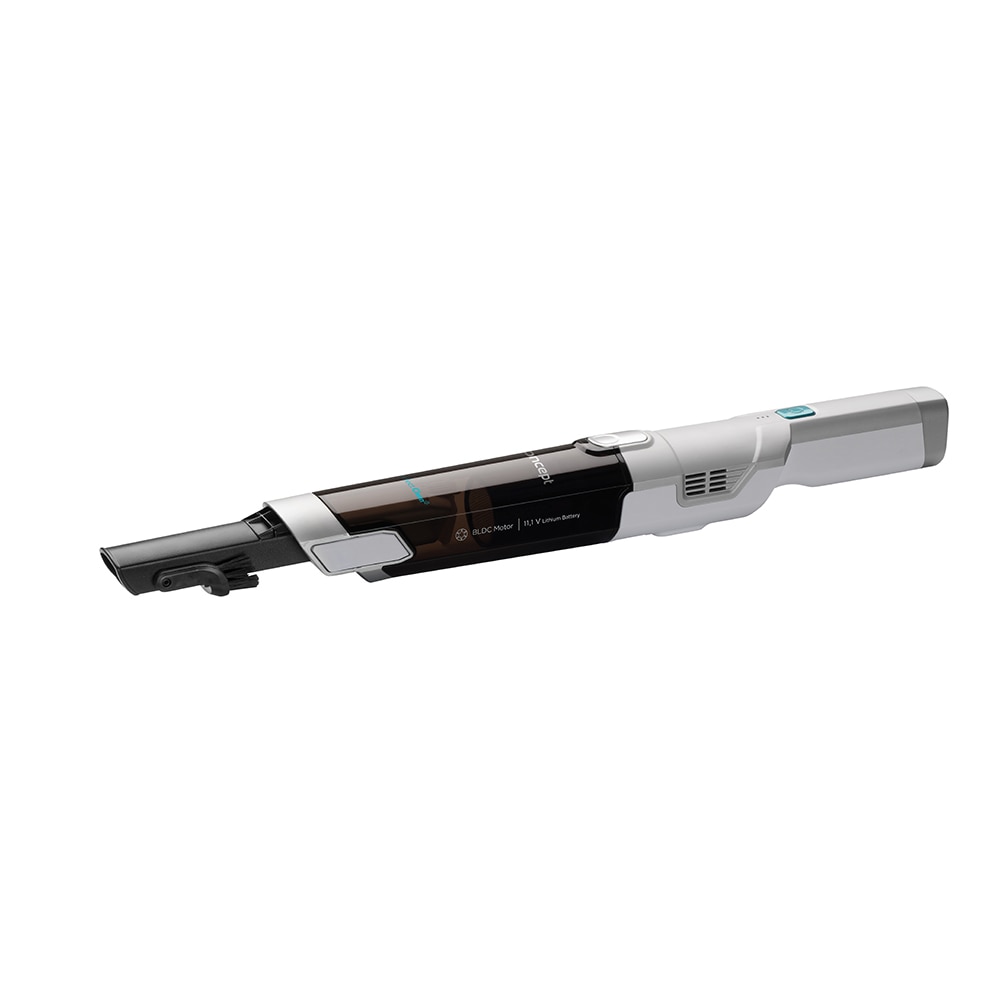Aspirator de mana Concept VP4420, 90W, 11,1 V,BLDC Motor , 0.25 L, 2 niveluri putere, 2200mah, Li-Ion, filtru HEPA13, Autonomie 21 min,Putere de absortie 14 kPa, Accesoriu pentru masina, Argintiu