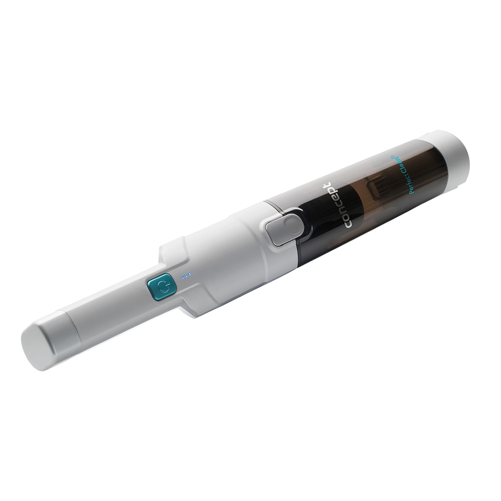 Aspirator de mana Concept VP4420, 90W, 11,1 V,BLDC Motor , 0.25 L, 2 niveluri putere, 2200mah, Li-Ion, filtru HEPA13, Autonomie 21 min,Putere de absortie 14 kPa, Accesoriu pentru masina, Argintiu