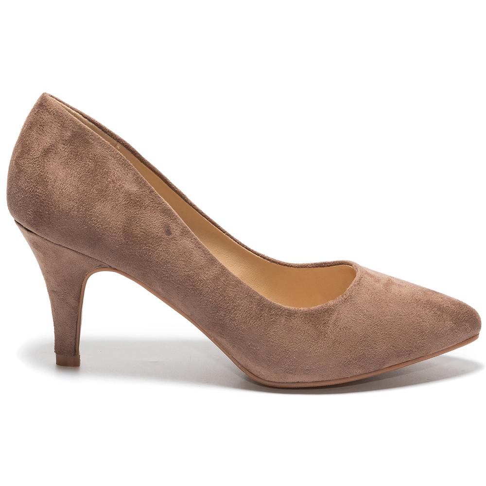 Pantofi dama Dafni, Bej, Bej