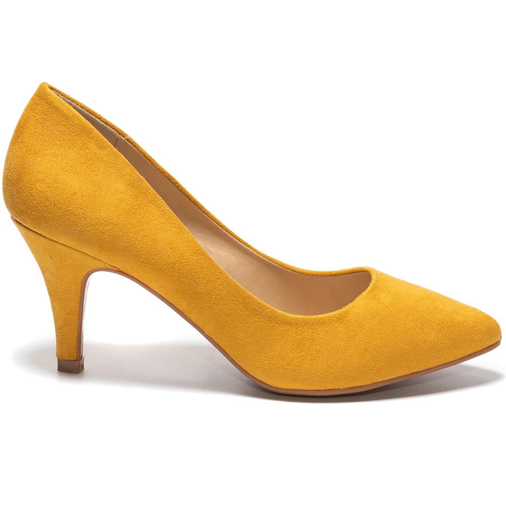 Pantofi dama Dafni, Galben, Galben