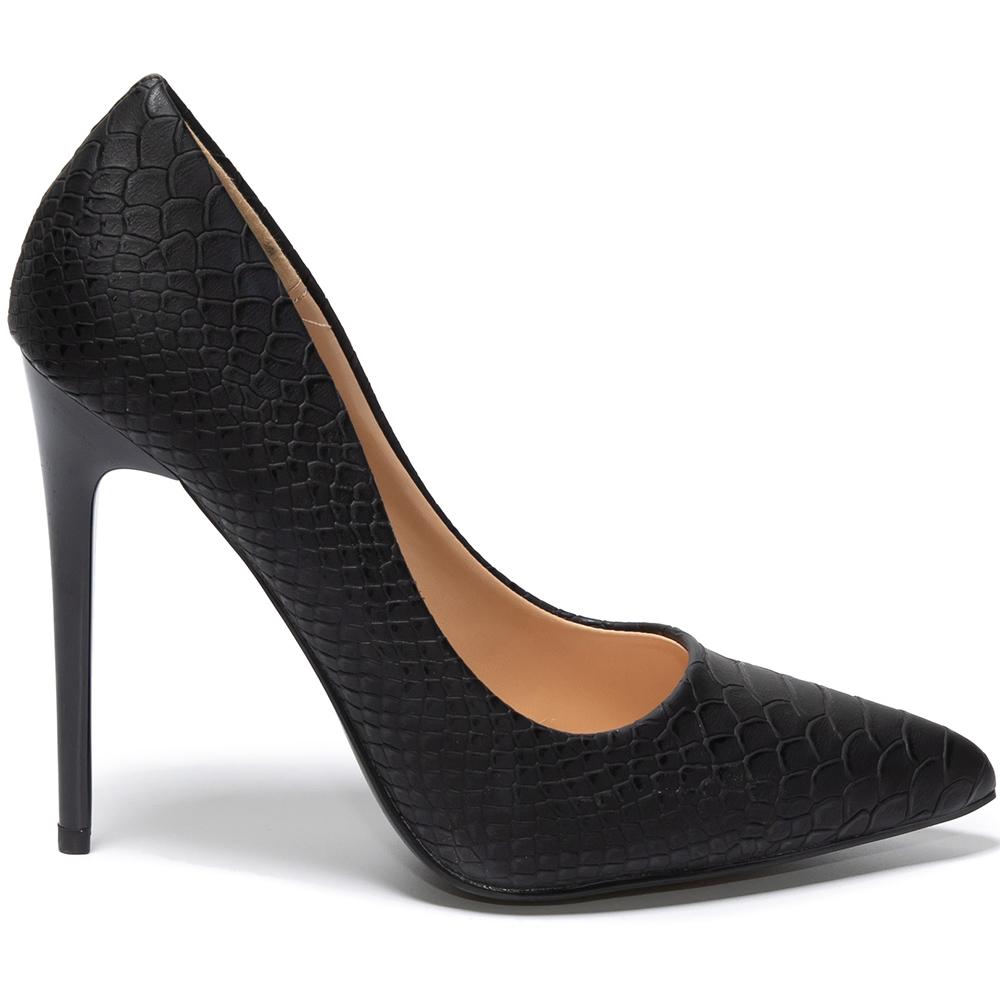 Pantofi dama Yordana, Negru, Negru