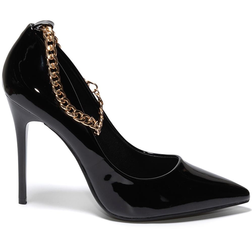 Pantofi dama Lucrezia, Negru, Negru