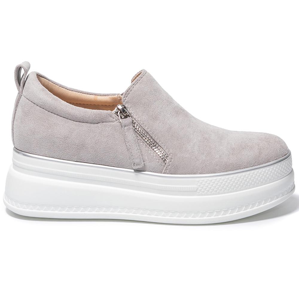 Pantofi dama Nura, Gri, Gri