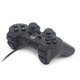 Gembird JPD-UDV-0 Gamepad, Kettős vibrációs, USB, PC-hez, Fekete