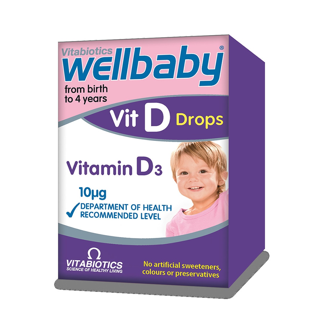 Vitamina D3 Picaturi Wellbaby