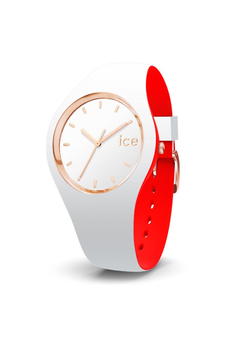 Ceas dama Ice Watch, IC007230, Alb/Rosu