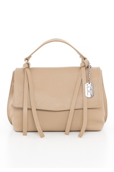 Anna Morellini, Geanta din piele cu franjuri, Maro nisip Anna Morellini, Geanta din piele cu franjuri, Maro nisip