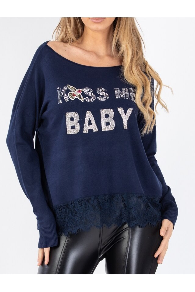 Bluza Dama Delice Bleumarin, L/XL