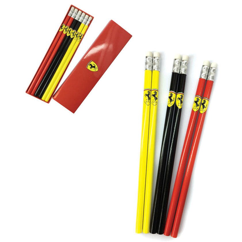 Set 6 bucati creioane Scuderia Ferrari 68458