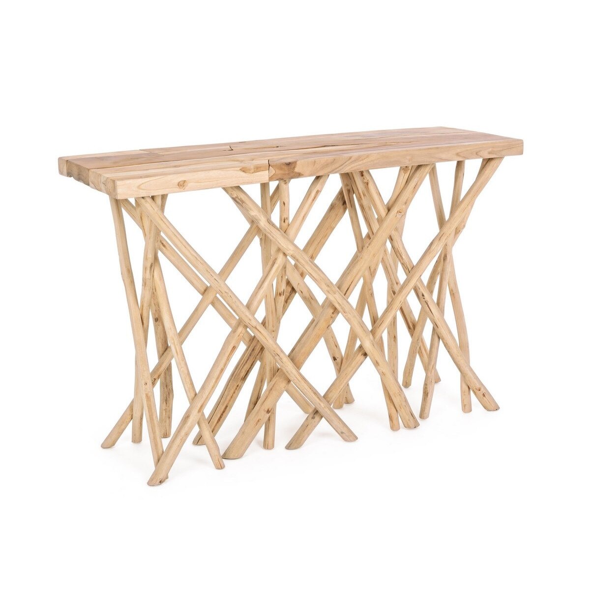 Consola lemn natur Aili 120 cm x 29 cm x 80 h