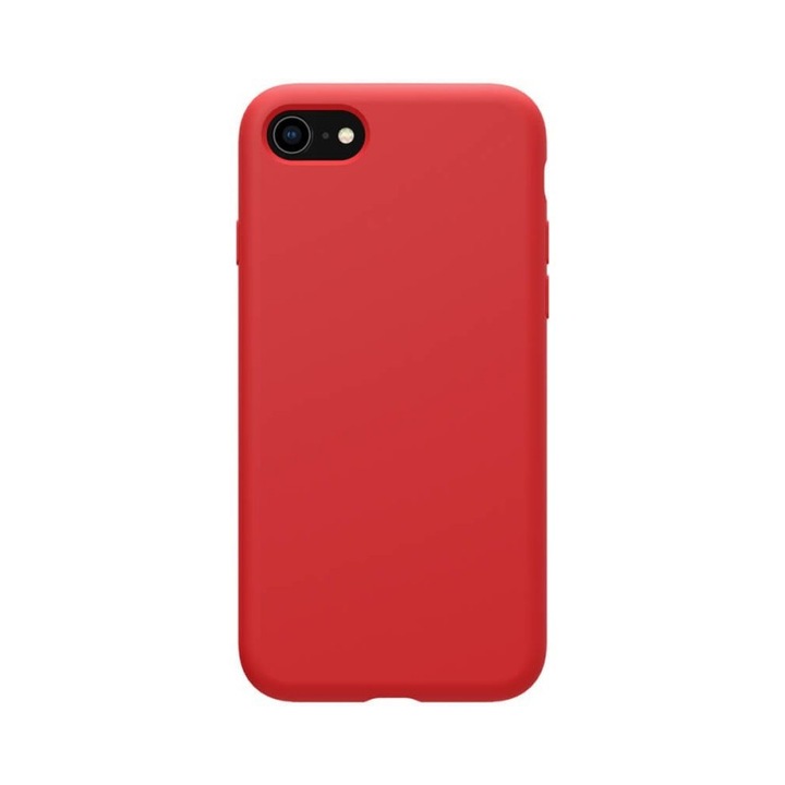 Ultra vékony Upzz Candy tok iPhone 7 / 8 / Se 2 készülékhez, 1 mm vastag, piros