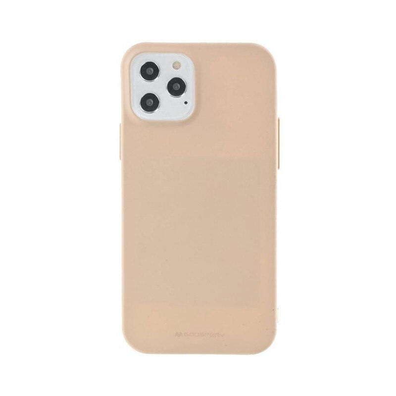 Husa Spate Mercury Goospery Soft Jelly Compatibila Cu iPhone 12 Pro Max, Pink Sand