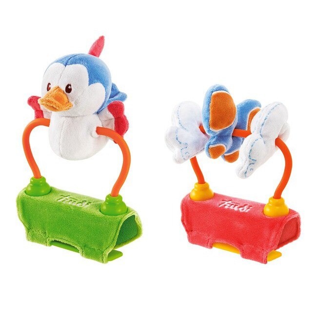 Jucarie interactiva pentru carucior, Trudi, Multicolor, 6 luni+