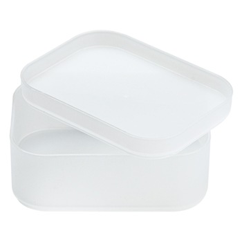 Cutie de depozitare Zola®, de plastic, alba, pentru baie, 15,3x11x7 cm Cutie de depozitare Zola®, de plastic, alba, pentru baie, 15,3x11x7 cm