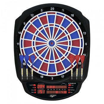 Set darts electronic cu display, Carromco Striker 401, efecte sonore, pentru 1-8 jucatori, cu sageti incluse Set darts electronic cu display, Carromco Striker 401, efecte sonore, pentru 1-8 jucatori, cu sageti incluse