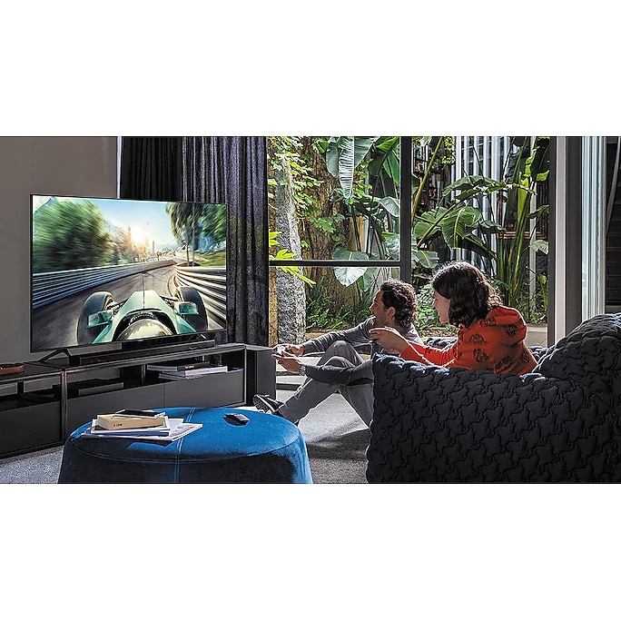 Televizor Samsung GQ-75Q70T, QLED, 75'', 4K Ultra HD, Tizen, Negru