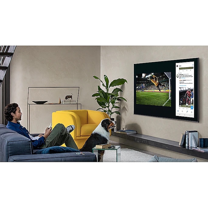 Televizor Samsung GQ-75Q70T, QLED, 75'', 4K Ultra HD, Tizen, Negru