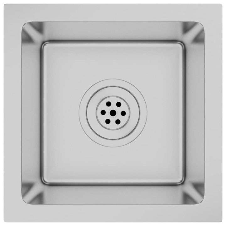 vidaXL kézzel készült rozsdamentes acél mosogatótálca 51498