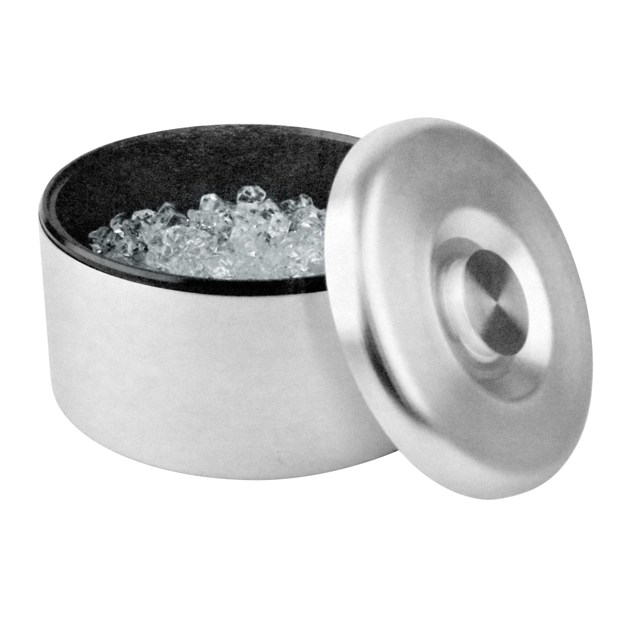 Galeata pentru gheata cu perete dublu din aluminiu, 8 litri