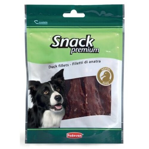 Recompense pentru caini Padovan Snack Premium Duck Filets, 100g