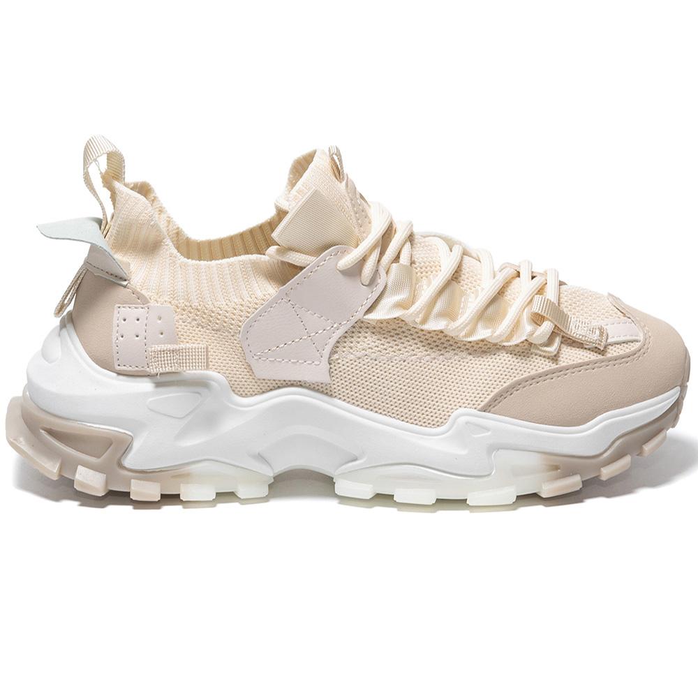 Pantofi sport dama Loris, Bej, Bej