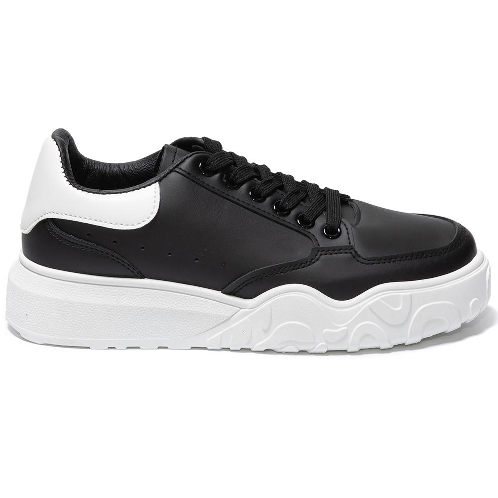 Pantofi sport dama Marloes, Negru/Alb, Negru