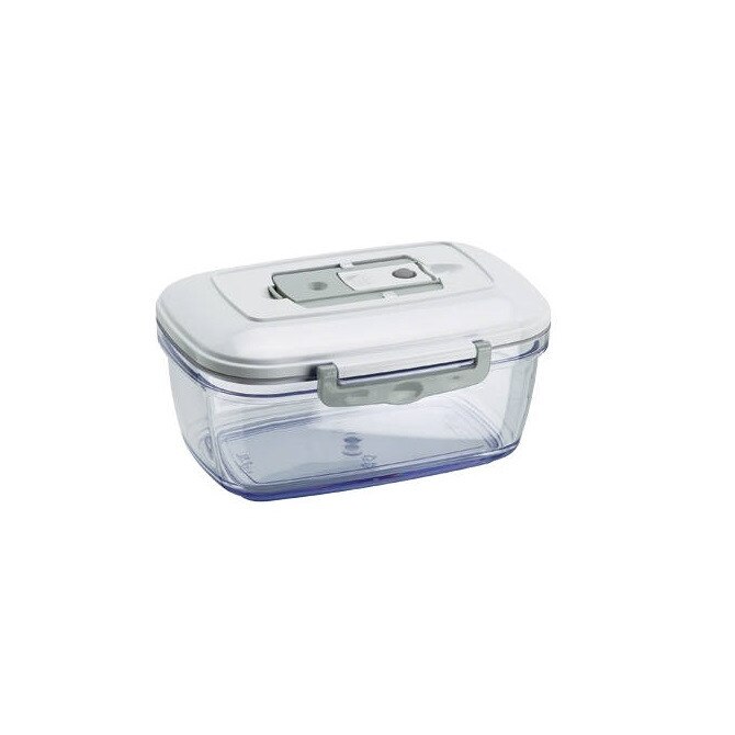 Recipient pentru vidare Magic Vac, ACO1093, capacitate 1 l, capac de protectie, inchidere de siguranta, marinare si vidare alimente sensibile, fara BPA, transparent