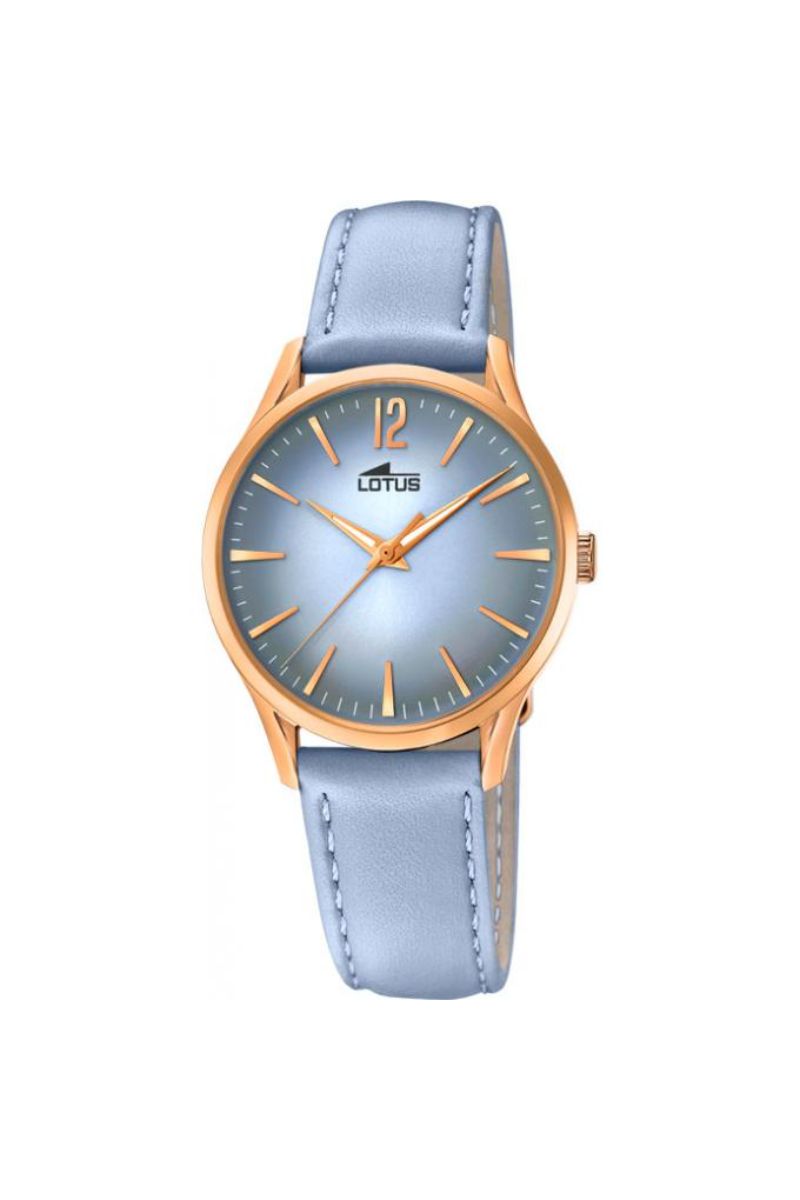 Ceas dama Lotus, 18407/3, Bleu/Auriu