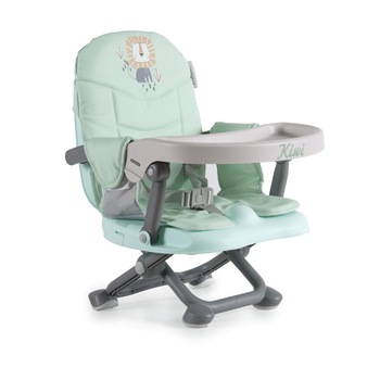 Inaltator pentru masa Cangaroo Kiwi Booster Lion 30x35 cm, Verde Inaltator pentru masa Cangaroo Kiwi Booster Lion 30x35 cm, Verde
